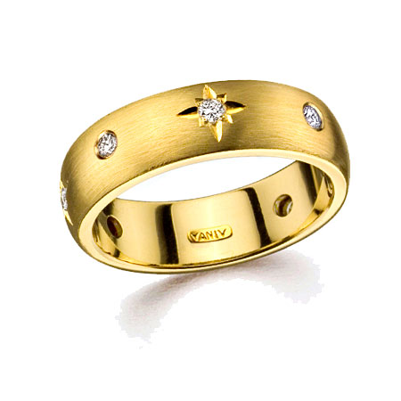 Engagement ring - 18k yellow gold