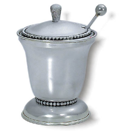 Pearl ornaments - 925 Sterling Silver Honey dish