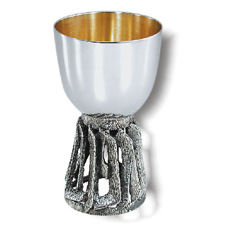 "Bore Pri Hagefen" - 925 Silver Kiddush Cup