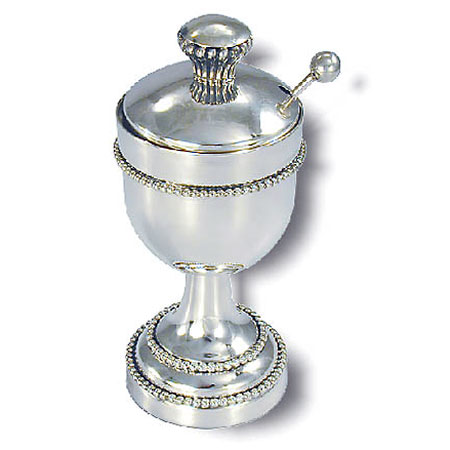 Pearl ornament - 925 Sterling Silver Honey dish
