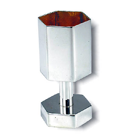 Hexagonal -  925 Silver Liquor Cup