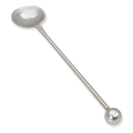 Ball shaped top - 925 Sterling Silver Honey dish spoon