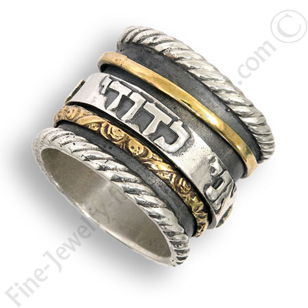 Silver and Gold Dynamic ring