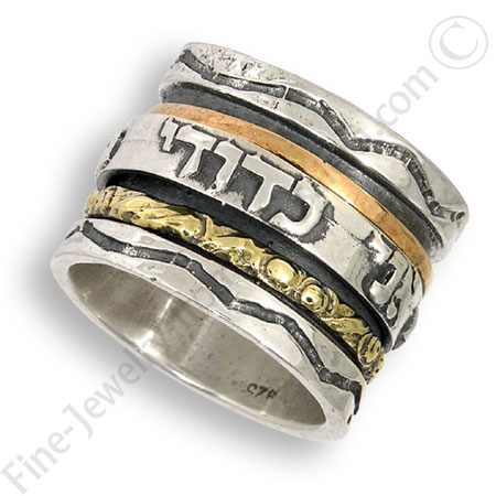 Silver & Gold Dianamic  Beloved Ring