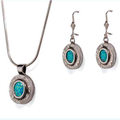 Opal and Silver set