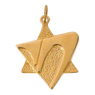 Star of David + Cahi pendant