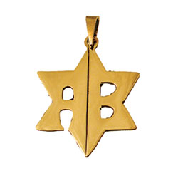 !4k Gold Personalized Star of David