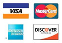 accepting all major credit cards!