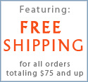 free shipping for orders over $75