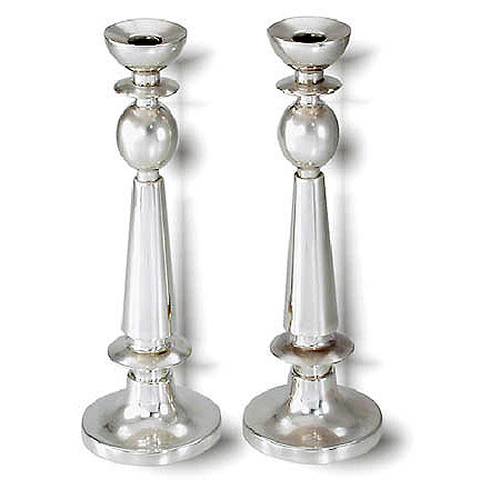 Candlesticks, modern look - 925 Sterling Silver