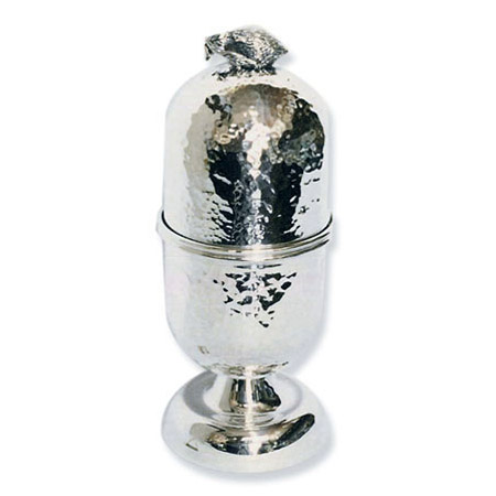 egg shaped box - 925 Sterling Silver Etrog (citron) Box