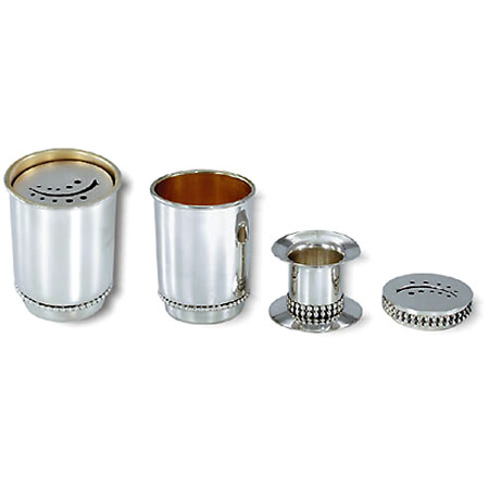 Pearls ornament - 925 Sterling Silver Havdalah candle holder