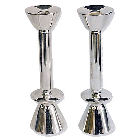 Candlesticks, modern look - 925 Sterling Silver