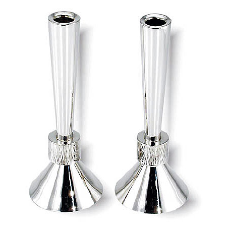 Polished Candlesticks - 925 Sterling Silver