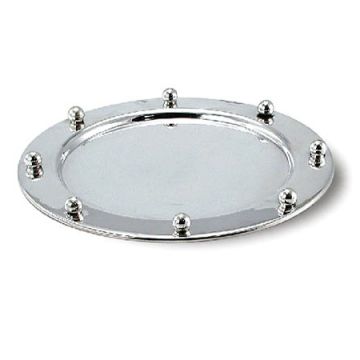 Balls on rim - 925 Sterling Silver Plate