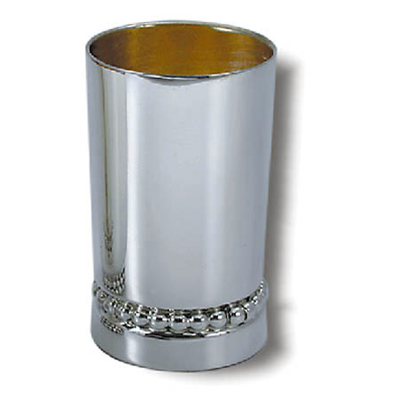 One row of pearls - 925 Silver Liquor Cup