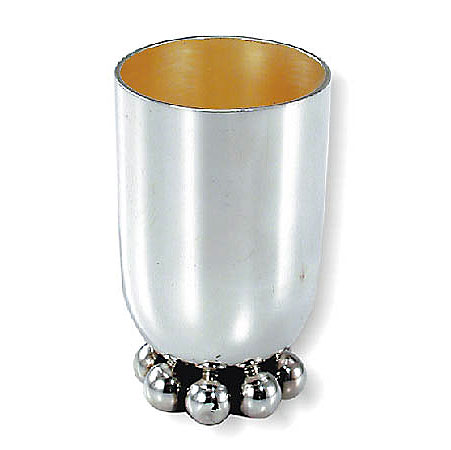 On balls - 925 Silver Liquor Cup