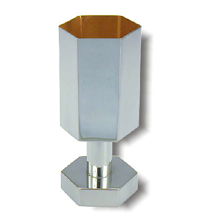 Hexagonal - 925 Silver Kiddush cup