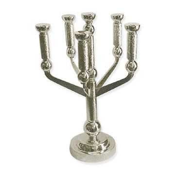 8-branched, hammered - Sterling Silver candelabra