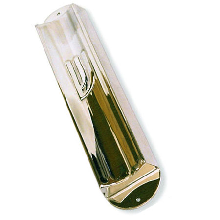 Concave - 925 Sterling Silver Mezuzah Case