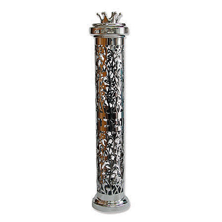 Flower motif - 925 Sterling Silver Megillah case