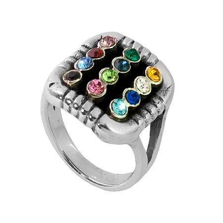 St. Silver Breastplate Ring