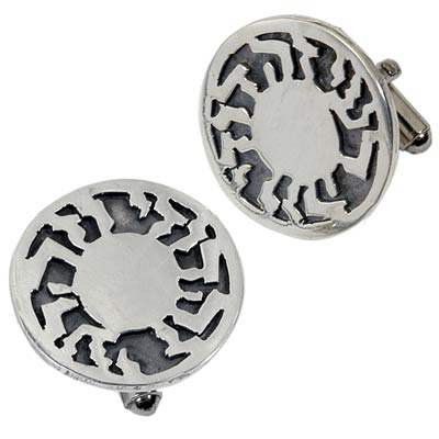Silver Cufflinks with Biblical verses