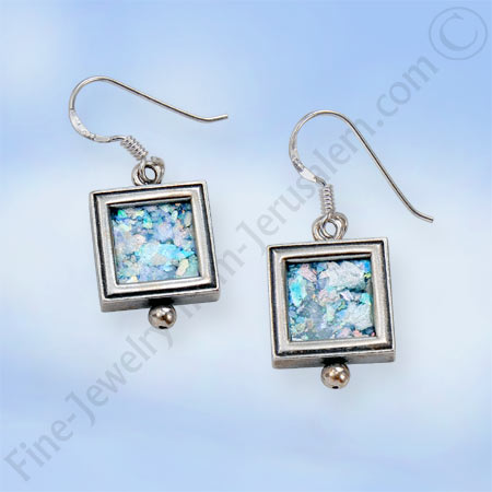 Roman Glass Earrings