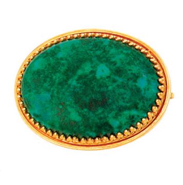 Eilat stone Broach + Pendant