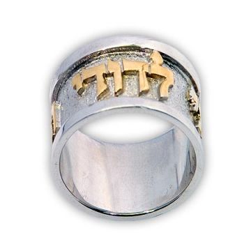 14K Gold ring, Two tones, Custom Made