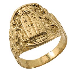 Ten Commandments Ring