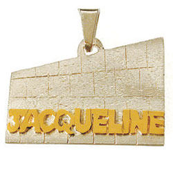 Western Wall name pendant