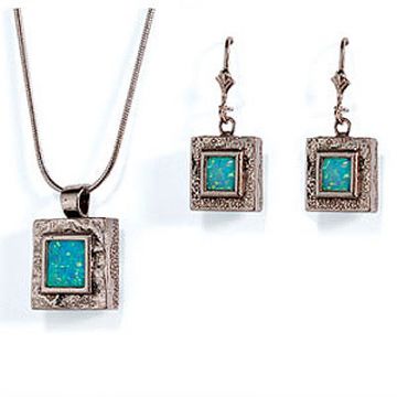 Opal and Silver set