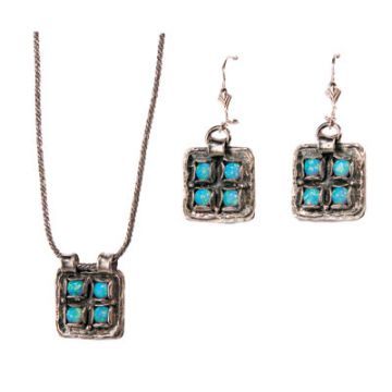 Opal and Silver set