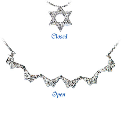 High end 18K Gold Star of David