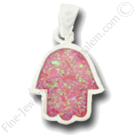 silver hamsa pendant