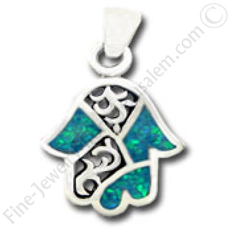 silver hamsa charm