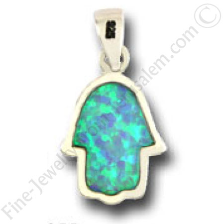 St. Silver hamsa pendant