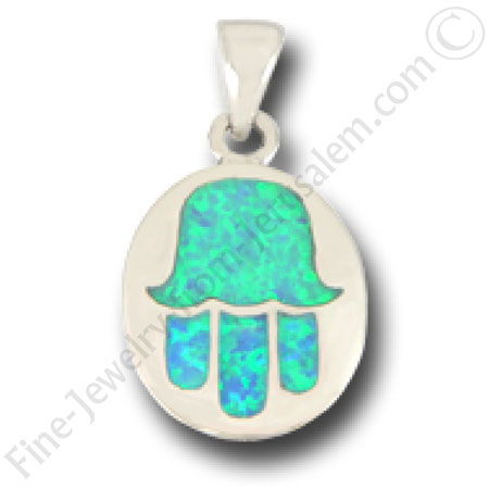 silver hamsa charm
