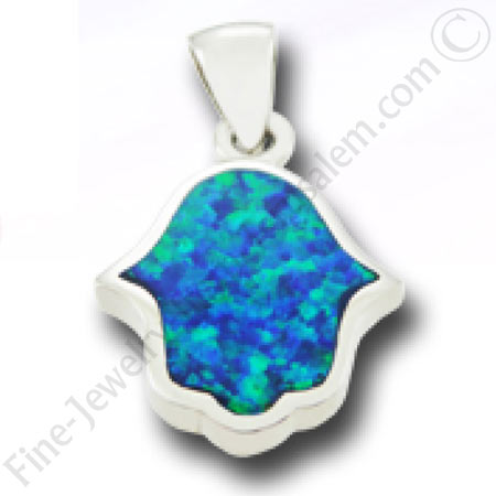 silver hamsa pendant