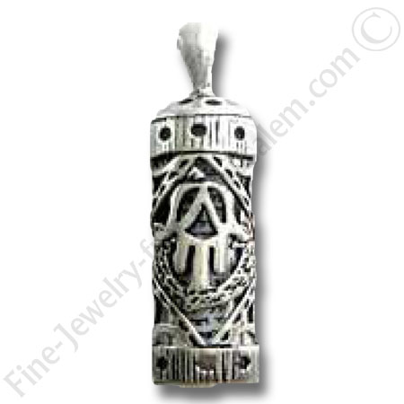St. Silver Mezuza pendant