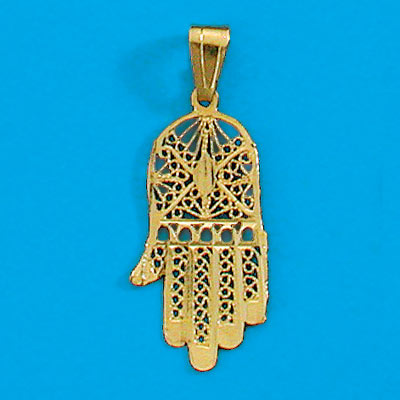 14K Gold filigri Hand