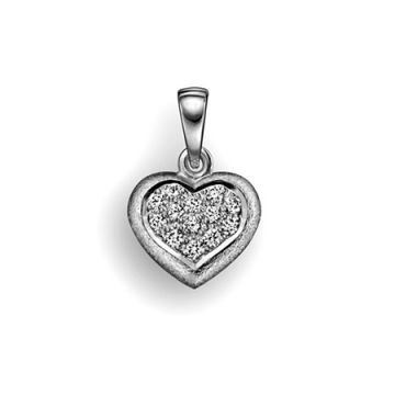 18k gold heart pendant