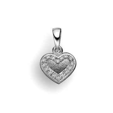 18k gold heart pendant