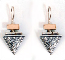 Silver and Gold earrings
